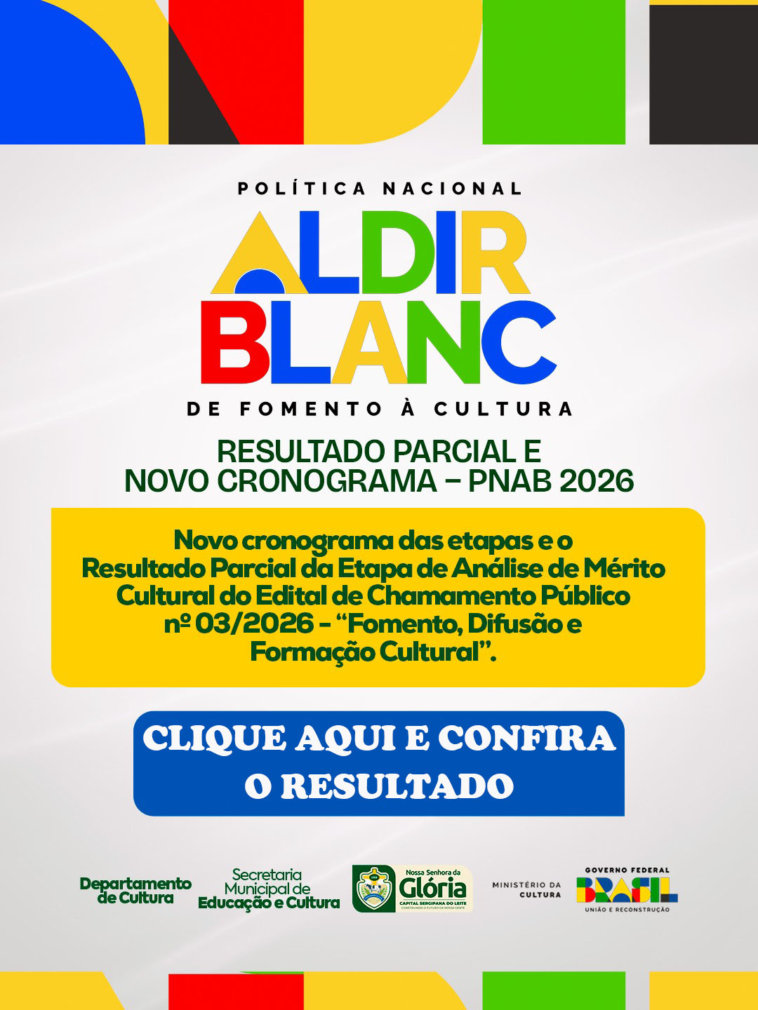 Resultado Aldir Blanc 2026