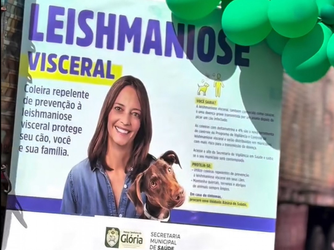 Prefeitura de Glória intensifica combate à leishmaniose com ação educativa na Praça do Coreto