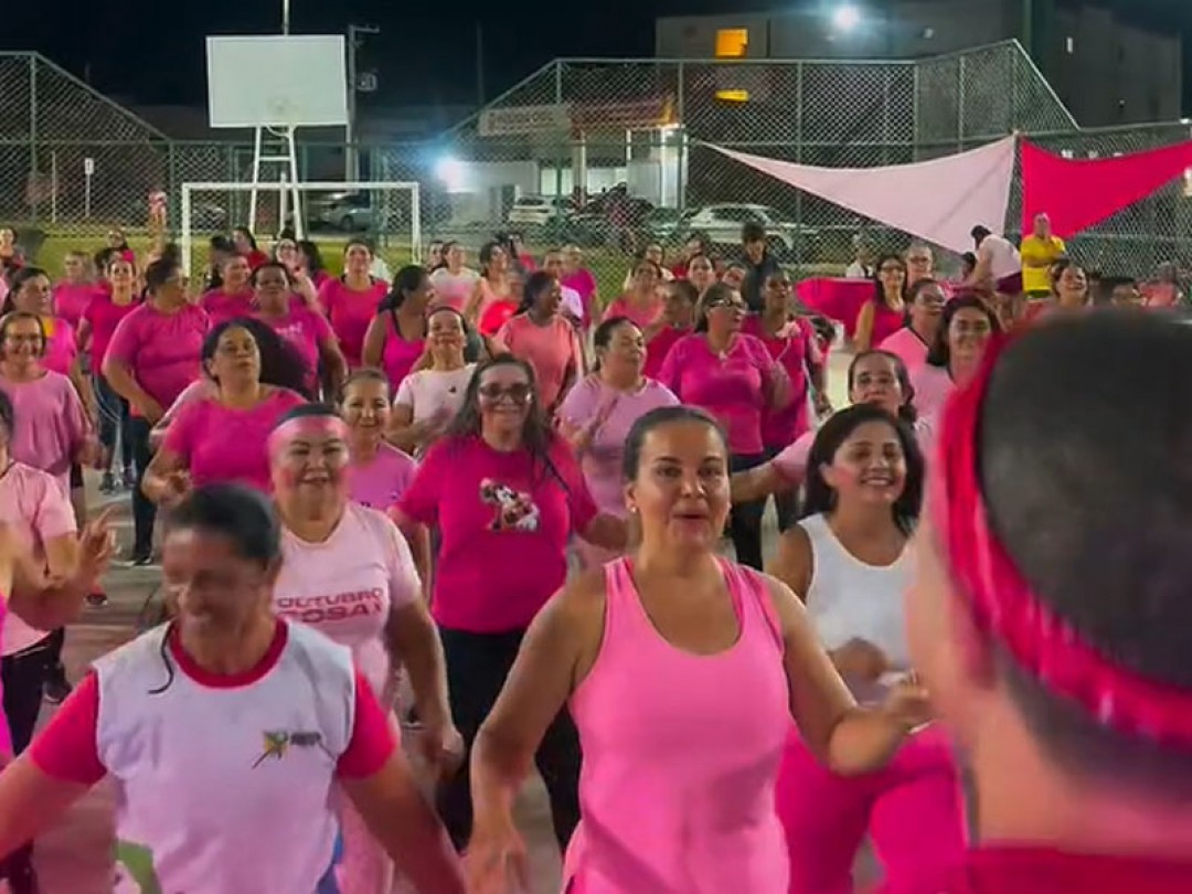 Prefeitura promove aulão de dança e ações de saúde para mulheres glorienses