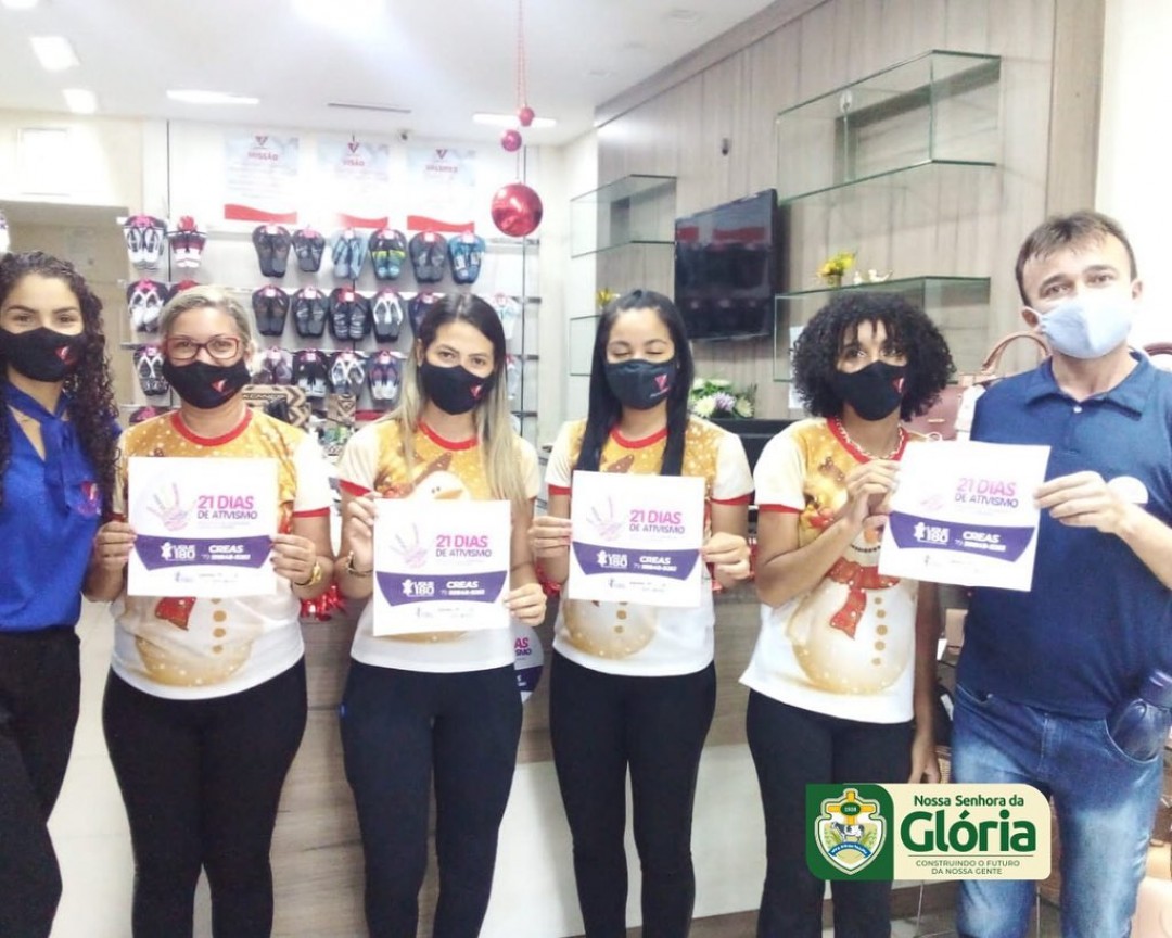 SMASIC apoia ação que visa sensibilizar comerciantes sobre os 21 dias de ativismo pelo fim da violência contra a mulher