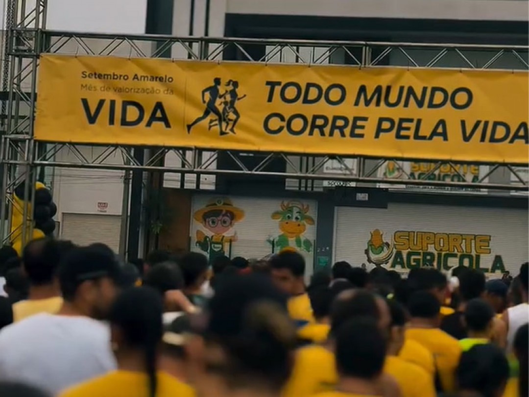 1ª Corrida pela Vida reúne centenas de pessoas em ação de conscientização pelo Setembro Amarelo