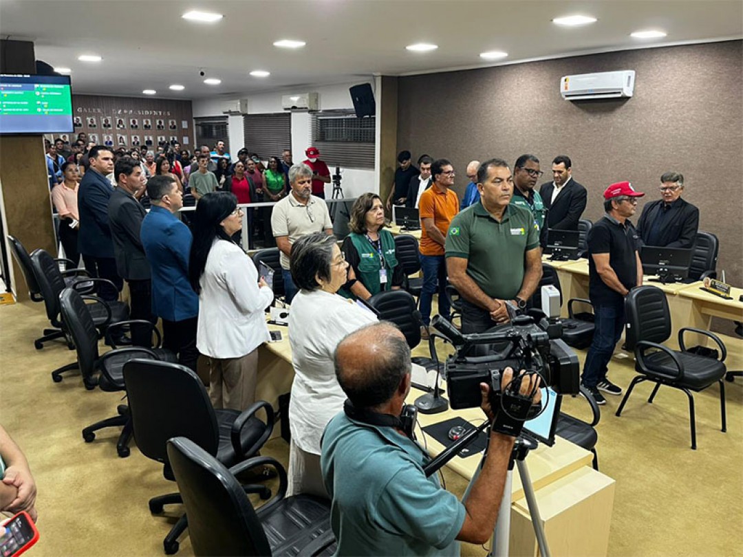 Gestão gloriense participa de reunião da Emdagro na Câmara