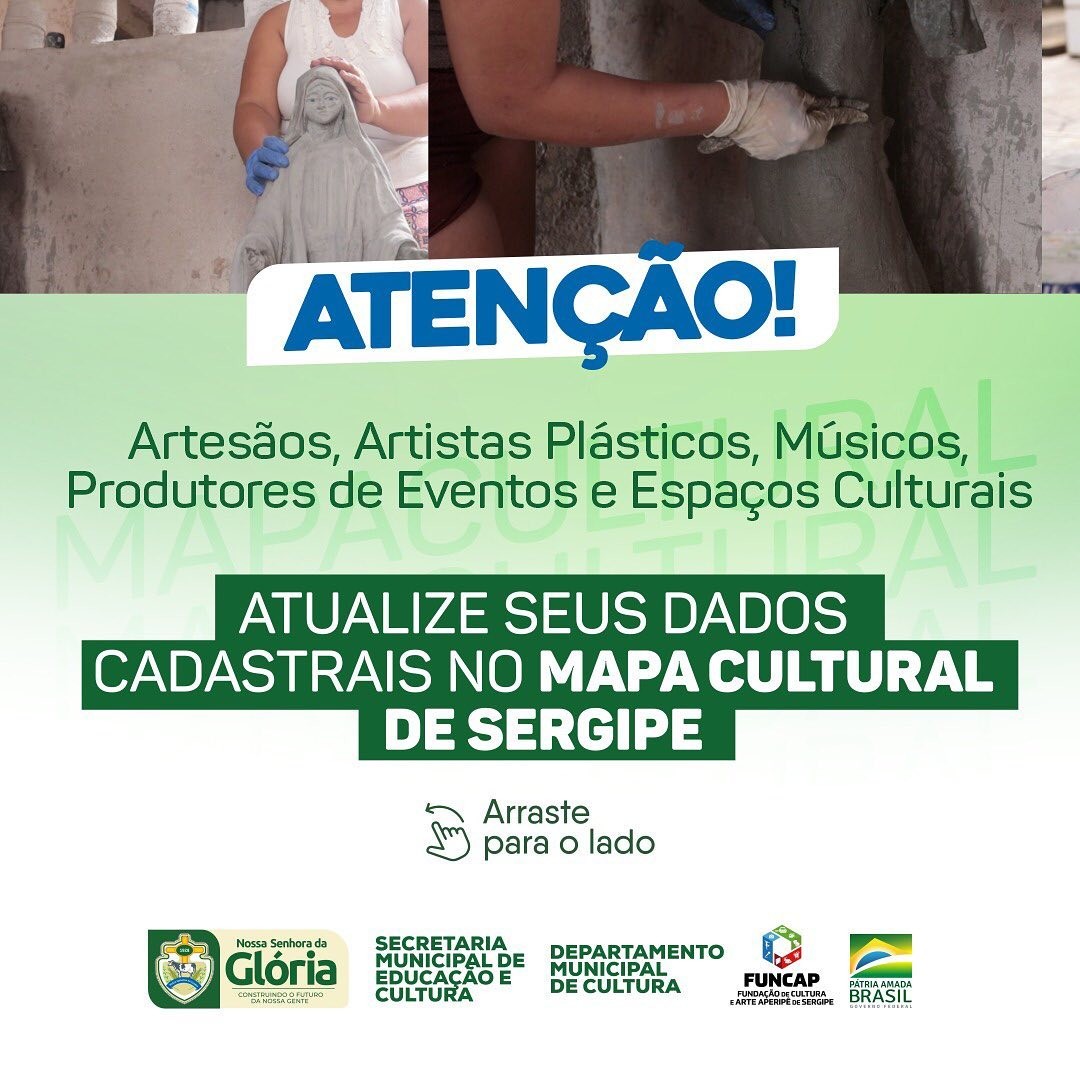 SEMEC auxilia artistas glorienses na atualização dos dados cadastrais no Mapa Cultural de Sergipe