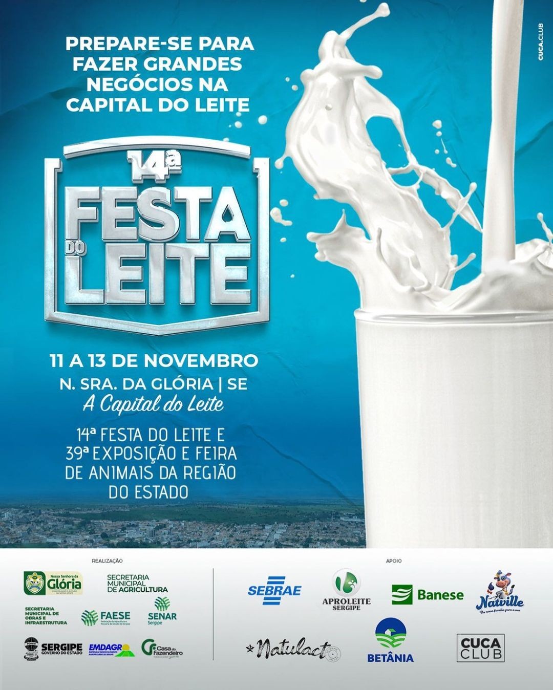 Vem aí a 14ª Festa do Leite