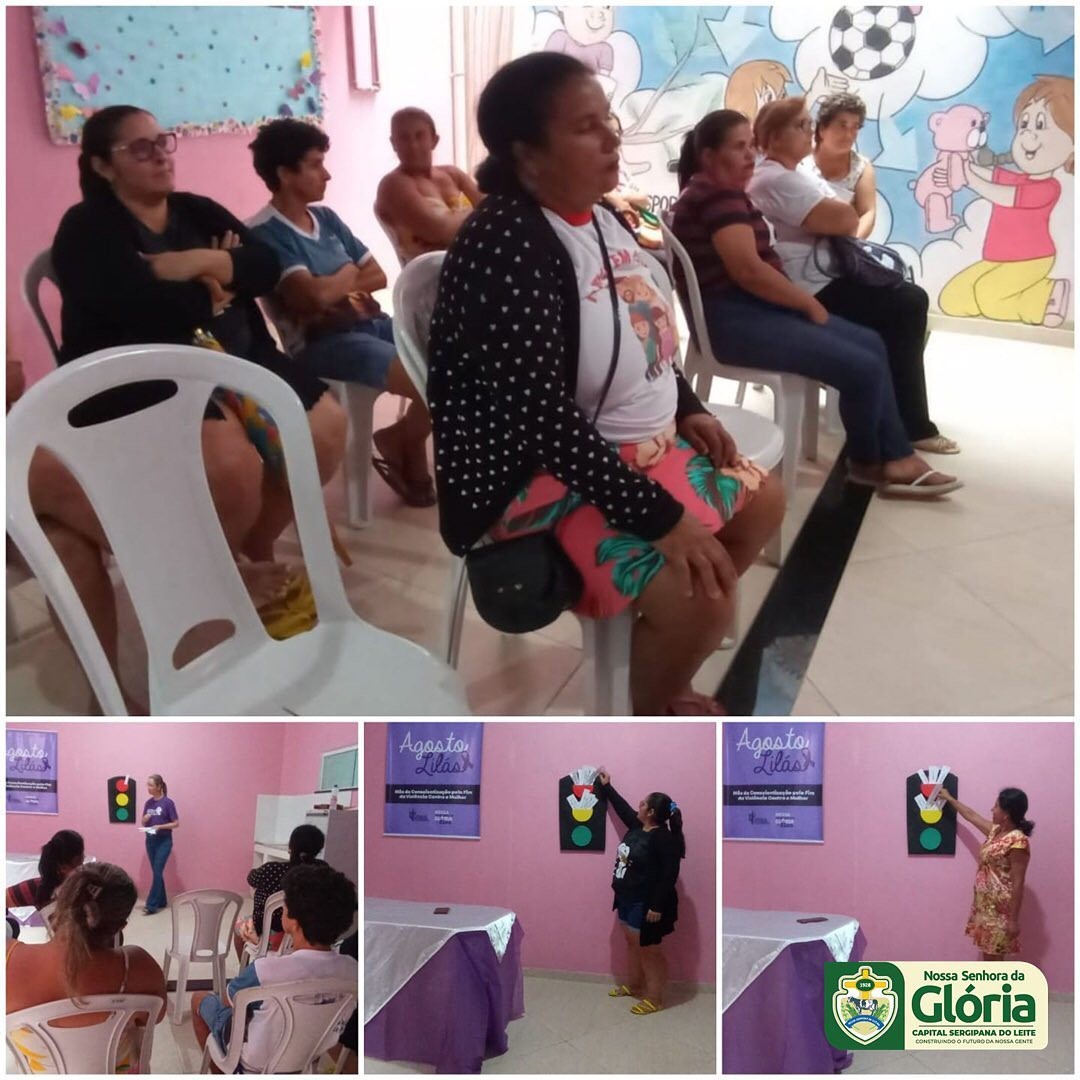 Fórum de Mulheres Golgienses realiza atividades em alusão ao "Agosto Lilás"