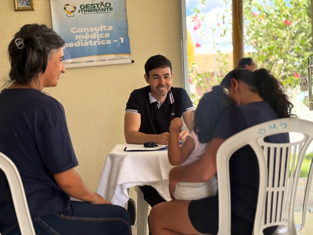 Prefeitura leva serviços integrados ao povoado Retiro I em mais uma edição do “Gestão Itinerante”