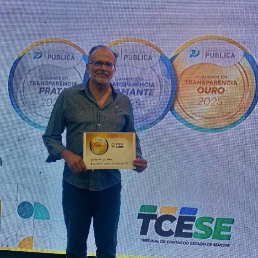 Prefeitura de Nossa Senhora da Glória recebe Selo Ouro 2025 do TCE/SE