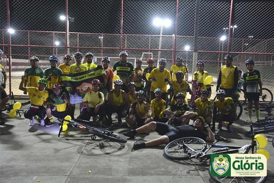 Prefeitura de Nossa Senhora da Glória apoia Pedal em alusão ao Setembro Amarelo